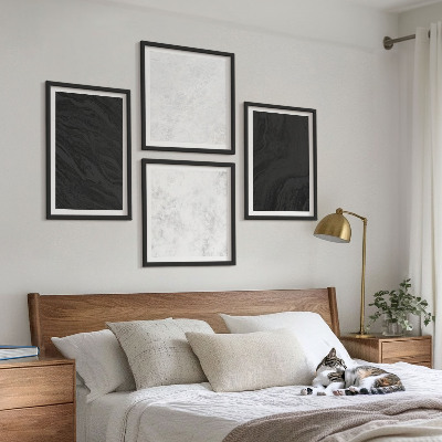 Mur de tableaux Marbres glamour sombres et lumineux