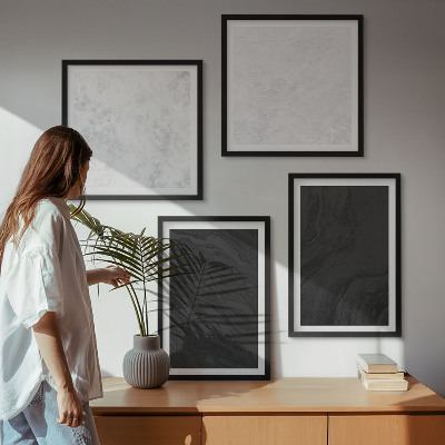 Mur de tableaux Marbres glamour sombres et lumineux