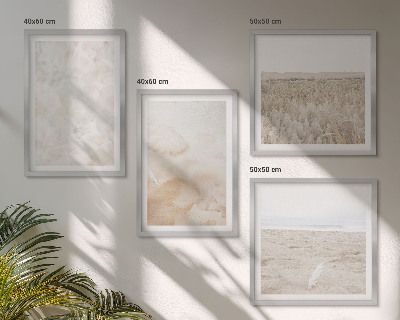 Mur de tableaux Textures pastel à la mode