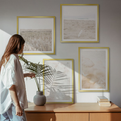 Mur de tableaux Textures pastel à la mode