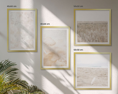 Mur de tableaux Textures pastel à la mode
