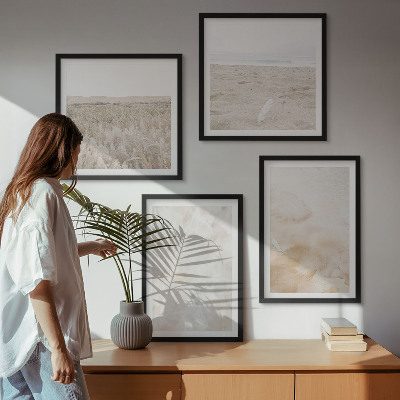 Mur de tableaux Textures pastel à la mode