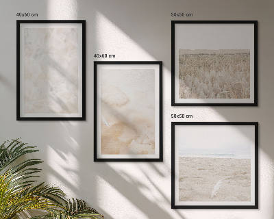 Mur de tableaux Textures pastel à la mode
