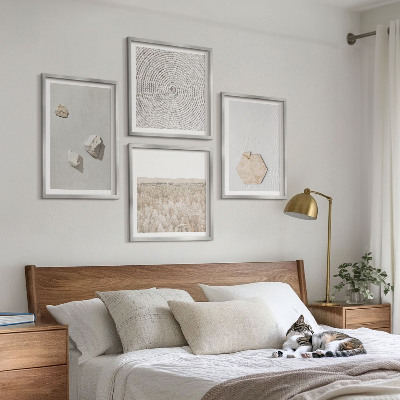 Mur de tableaux Textures de sable bohème clair