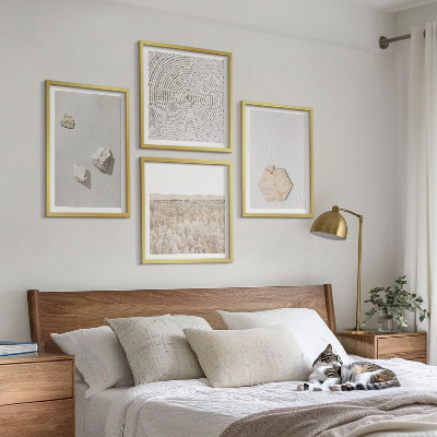 Mur de tableaux Textures de sable bohème clair