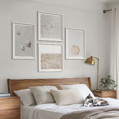 Mur de tableaux Textures de sable bohème clair