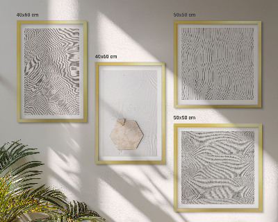 Polyptyque z cadres Textures de sable bohème clair