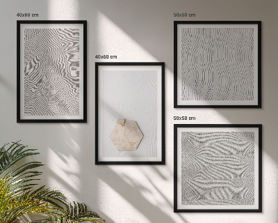 Polyptyque z cadres Textures de sable bohème clair