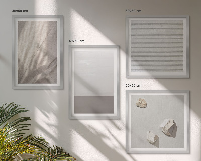 Mur de tableaux Textures bohèmes délicates de la nature