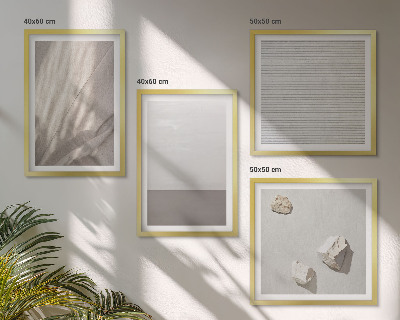 Mur de tableaux Textures bohèmes délicates de la nature
