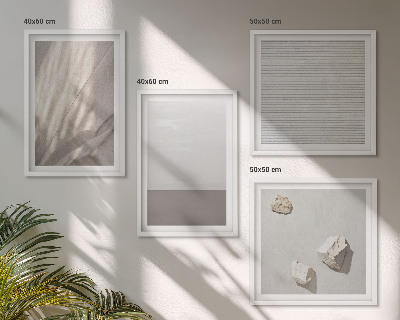 Mur de tableaux Textures bohèmes délicates de la nature