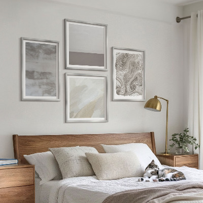 Ensemble de 4 tableaux Structures de conception industrielle
