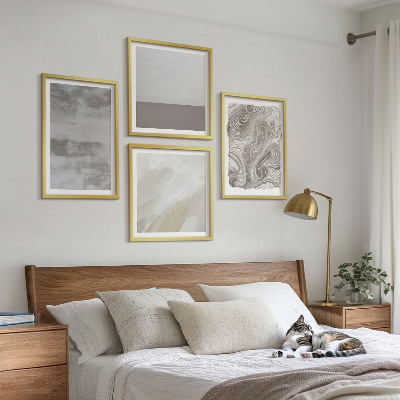 Ensemble de 4 tableaux Structures de conception industrielle