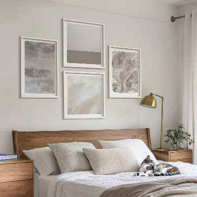 Ensemble de 4 tableaux Structures de conception industrielle