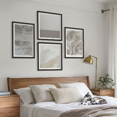 Ensemble de 4 tableaux Structures de conception industrielle