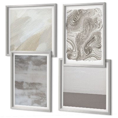 Ensemble de 4 tableaux Structures de conception industrielle