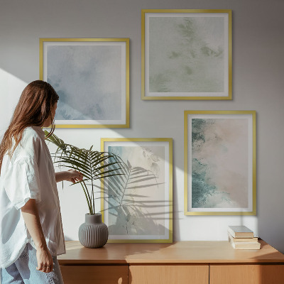 Mur de tableaux Style de toile à l'aquarelle renversée