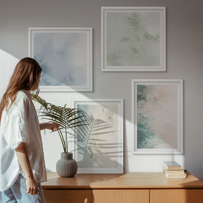 Mur de tableaux Style de toile à l'aquarelle renversée