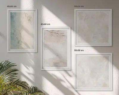 Ensemble de 4 tableaux motif texture de peinture à l'aquarelle