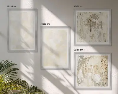 Peinture à texture lumineuse ensemble de 4 tableaux