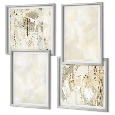 Peinture à texture lumineuse ensemble de 4 tableaux