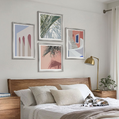 Polyptyque z cadres Illustrations de l'architecture urbaine