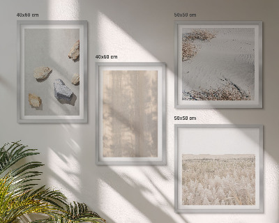 Mur de tableaux Textures naturelles bohèmes