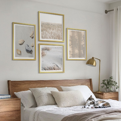 Mur de tableaux Textures naturelles bohèmes