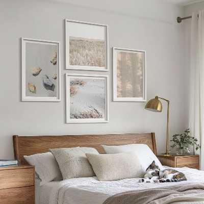 Mur de tableaux Textures naturelles bohèmes