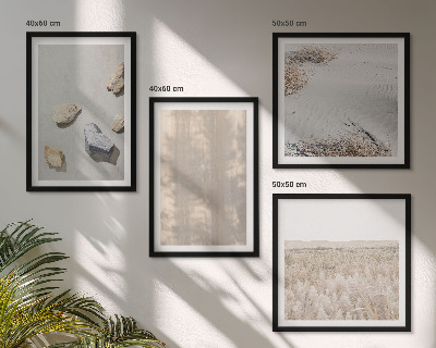 Mur de tableaux Textures naturelles bohèmes