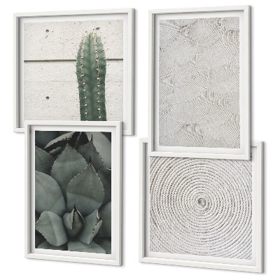 Polyptyque z cadres Textures estivales des tropiques