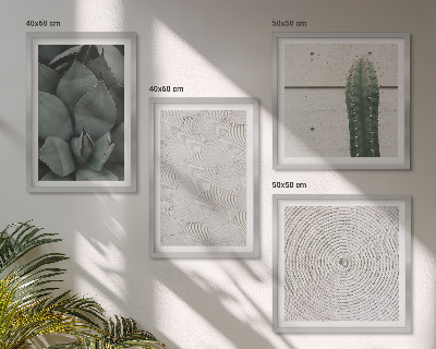 Polyptyque z cadres Textures estivales des tropiques