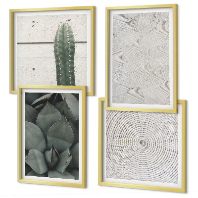Polyptyque z cadres Textures estivales des tropiques