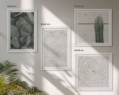 Polyptyque z cadres Textures estivales des tropiques