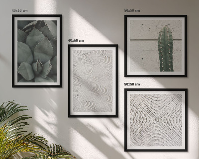 Polyptyque z cadres Textures estivales des tropiques