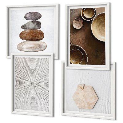 Polyptyque z cadres Les textures dans l'art moderne