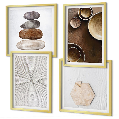 Polyptyque z cadres Les textures dans l'art moderne