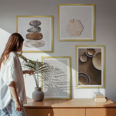 Polyptyque z cadres Les textures dans l'art moderne