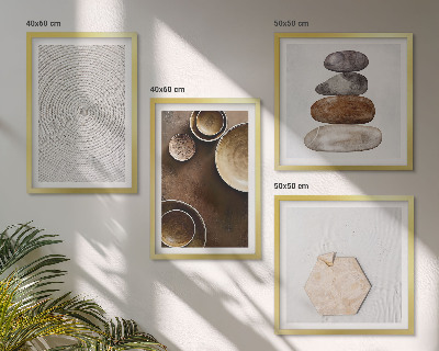 Polyptyque z cadres Les textures dans l'art moderne