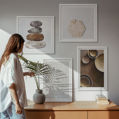 Polyptyque z cadres Les textures dans l'art moderne