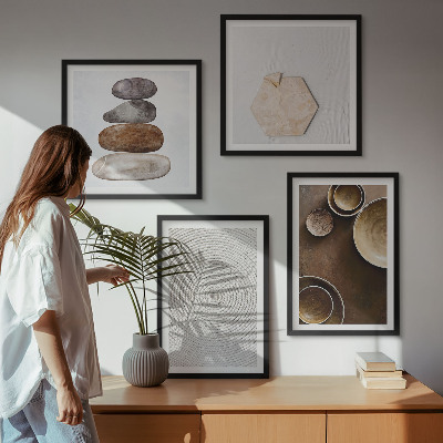 Polyptyque z cadres Les textures dans l'art moderne