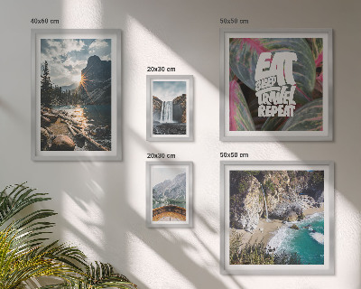 Tableau de décoration murale Paysages de cascades de montagne