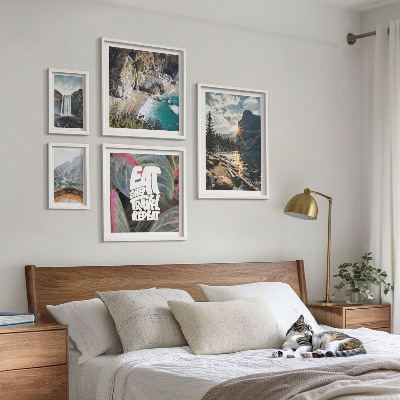 Tableau de décoration murale Paysages de cascades de montagne