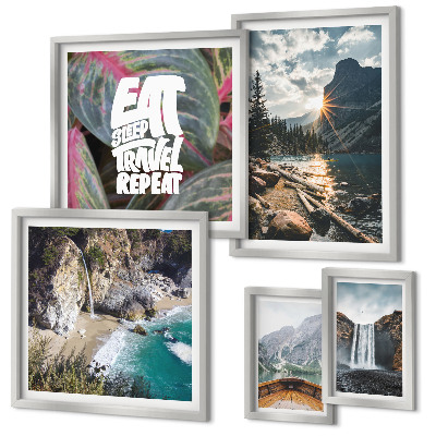 Tableau de décoration murale Paysages de cascades de montagne