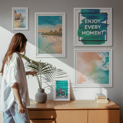 Tableau de décoration murale Ambiance de vacances
