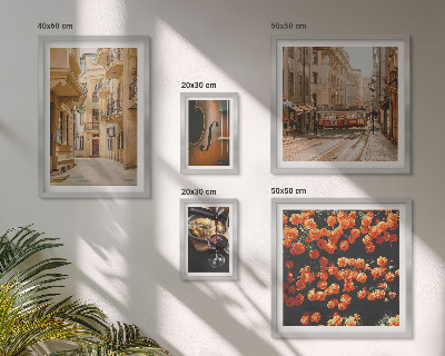 Tableau de décoration murale Des rues charmantes aux saveurs variées