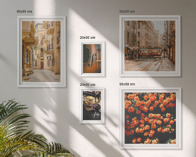 Tableau de décoration murale Des rues charmantes aux saveurs variées