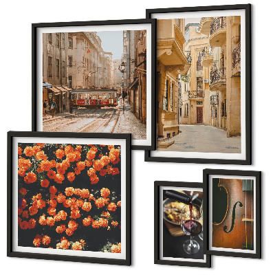 Tableau de décoration murale Des rues charmantes aux saveurs variées