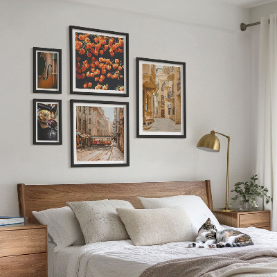 Tableau de décoration murale Des rues charmantes aux saveurs variées