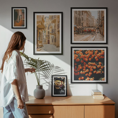 Tableau de décoration murale Des rues charmantes aux saveurs variées